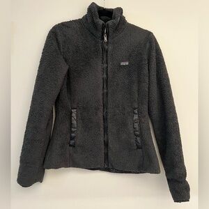Patagonia Black Sherpa Fleece Jacket - Full Zip